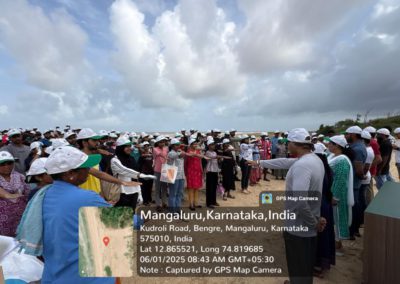 Beach Cleaning Drive Marks World Environment Day 2025 at AIMIT Centre