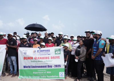 Beach Cleaning Drive Marks World Environment Day 2025 at AIMIT Centre