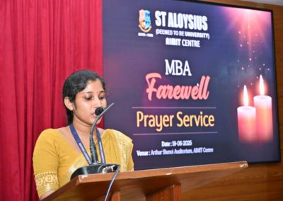 Farewell Prayer Service