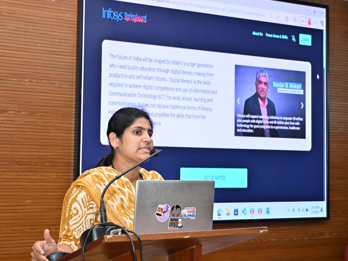 Workshop on AI and Gen AI for second-year MBA students: Infosys Springboard