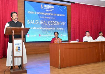 Inauguration of MCA and MSc (2025–2027) Batches