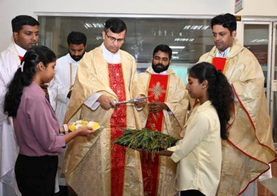 Monthi Fest Celebrated with Devotion at AIMIT