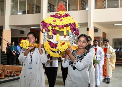 Monthi Fest Celebrated with Devotion at AIMIT