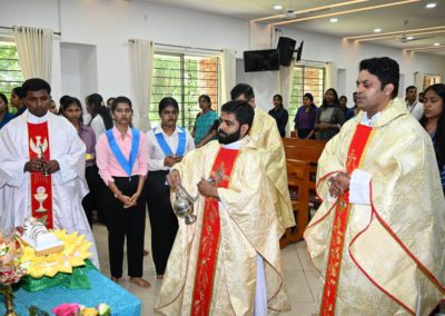 Monthi Fest Celebrated with Devotion at AIMIT