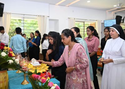 Monthi Fest Celebrated with Devotion at AIMIT