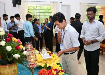 Monthi Fest Celebrated with Devotion at AIMIT