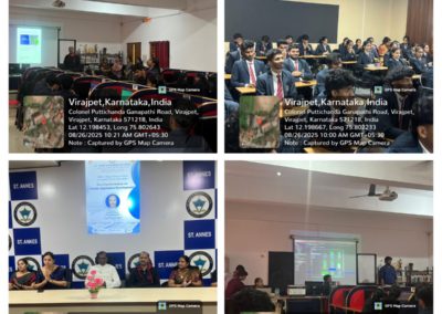 Workshop on Mobile Application Development Held at St. Anne’s College, Virajpet