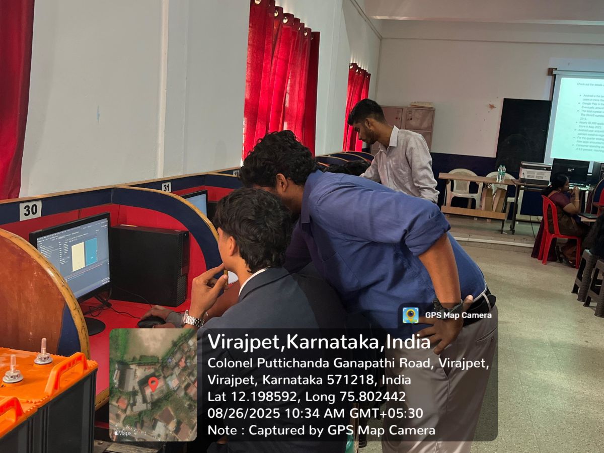 Workshop on Mobile Application Development Held at St. Anne’s College, Virajpet
